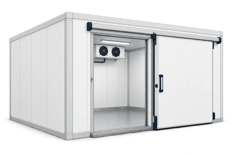 Representative illustration of an industrial cold room